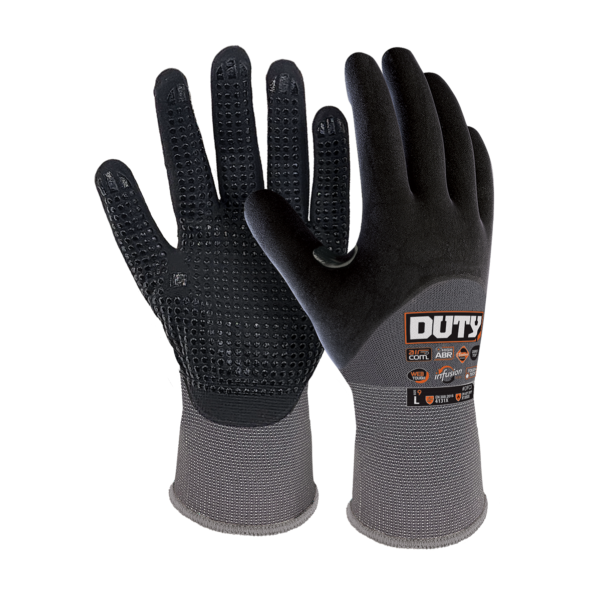 Infusion Half Coat Dot Grip Glove - Duty Gloves